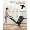 imageCaromix Elliptical Machine with Magnetic Resistance Elliptical Exercise Machine for Home with LCD Monitor and HyperQuiet Magnetic Driving System 300LBS Loading CapacityBlack