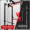imagePower Cage 2000LBS MultiFunction S11 Power Rack with LAT Pulldown Squat Rack with Adjustable Pulley System and More Training Attachments Weight Workout Machine for Home GymHome Gym Package