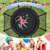 imageTrampoline 8FT 10FT 12FT 14FT 15FT Outdoor Trampolines with Enclosure Net and Ladder Recreational AntiRust Trampolines for Kids and Adults ASTM ApprovedBlack