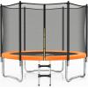imageTrampoline 8FT 10FT 12FT 14FT 15FT Outdoor Trampolines with Enclosure Net and Ladder Recreational AntiRust Trampolines for Kids and Adults ASTM ApprovedOrange