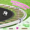 imageTrampoline 8FT 10FT 12FT 14FT 15FT Outdoor Trampolines with Enclosure Net and Ladder Recreational AntiRust Trampolines for Kids and Adults ASTM ApprovedPink