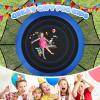 imageTrampoline 8FT 10FT 12FT 14FT 15FT Outdoor Trampolines with Enclosure Net and Ladder Recreational AntiRust Trampolines for Kids and Adults ASTM ApprovedBlue