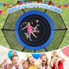 imageTrampoline 8FT 10FT 12FT 14FT 15FT Outdoor Trampolines with Enclosure Net and Ladder Recreational AntiRust Trampolines for Kids and Adults ASTM ApprovedBlue