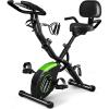 imageCaromix Folding Exercise Bike 5 in 1 Stationary Bike with 16Level Adjustable Magnetic Resistance 330LB Capacity Indoor Workout Bike Foldable Exercise Bike for Seniors and AdultBlack