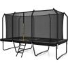 imageJELENS Rectangle Trampoline 8X14FT Outdoor Square Gymnastics Trampolines with Safety Enclosure Net Recreational Trampoline for KidsBlack