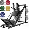 image:imageJELENS L20 4in1 Leg Press Hack Squat Machine Combo for Home Gym  45 Leg Press Hack Squat Reverse Hack amp Calf Raise 1500LB Capacity Leg Exercise EquipmentBLACK