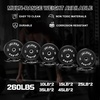 image:imageJELENS L20 4in1 Leg Press Hack Squat Machine Combo for Home Gym  45 Leg Press Hack Squat Reverse Hack amp Calf Raise 1500LB Capacity Leg Exercise EquipmentBLACK