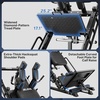 image:imageJELENS L20 4in1 Leg Press Hack Squat Machine Combo for Home Gym  45 Leg Press Hack Squat Reverse Hack amp Calf Raise 1500LB Capacity Leg Exercise EquipmentBLACK