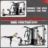 image:imageJELENS HM01 Home Gym System 150LB Weight Stack Smith Machine with LAT PullDown amp Leg Press AllinOne Strength Training Equipment Workout Station for WorkoutBlack