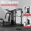 image:imageJELENS HM01 Home Gym System 150LB Weight Stack Smith Machine with LAT PullDown amp Leg Press AllinOne Strength Training Equipment Workout Station for WorkoutBlack