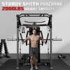 image:imageJELENS HM01 Home Gym System 150LB Weight Stack Smith Machine with LAT PullDown amp Leg Press AllinOne Strength Training Equipment Workout Station for WorkoutBlack