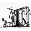 image:imageJELENS HM01 Home Gym System 150LB Weight Stack Smith Machine with LAT PullDown amp Leg Press AllinOne Strength Training Equipment Workout Station for WorkoutBlack