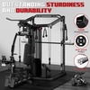 image:imageJELENS HM01 Home Gym System 150LB Weight Stack Smith Machine with LAT PullDown amp Leg Press AllinOne Strength Training Equipment Workout Station for WorkoutBlack