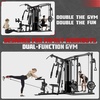 image:imageJELENS HM01 Home Gym System 150LB Weight Stack Smith Machine with LAT PullDown amp Leg Press AllinOne Strength Training Equipment Workout Station for WorkoutBlack
